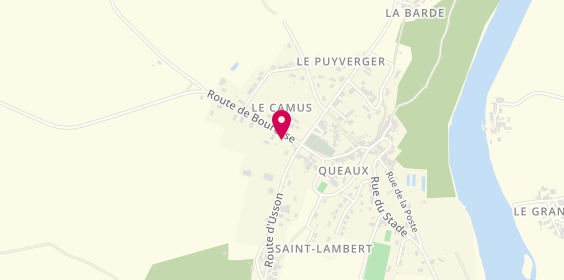 Plan de DUDOGNON Christophe Michel, 3 Route de Bouresse, 86150 Queaux