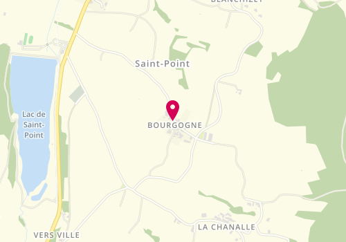 Plan de Yoann Thomas, 672 Route de Bourgogne, 71520 Saint-Point
