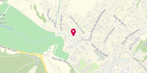 Plan de ABIDALLAH Tijani, 306 Rue de Plan, 01220 Divonne-les-Bains