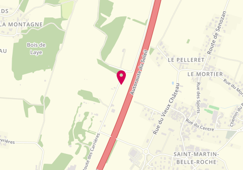 Plan de S.L.T.S (Saone-et-Loire Travaux Spéciaux), Route des Carrières, 71118 Saint-Martin-Belle-Roche