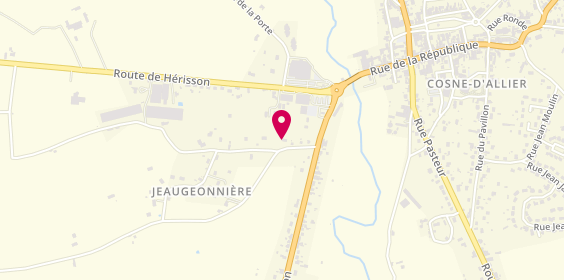 Plan de PONCY Régis, 20 Route des Landes, 03430 Cosne-d'Allier