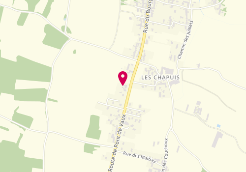 Plan de PECHOUX Sylvain, 188 Route de Pont de Vaux, 01190 Sermoyer