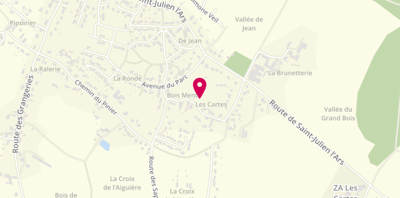 Plan de Etablissements Da Silva, Zone Artisanale Les Cartes 3 Zone Artisanale Cartes, 86800 Sèvres-Anxaumont