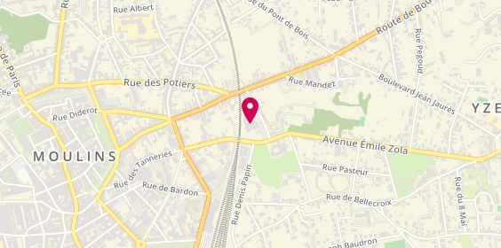 Plan de Chaumette Dupleix SA, 9 Rue de Foulet, 03000 Moulins