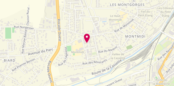 Plan de Montmidi Rénovation, 9 Rue Sainte Bernadette, 86000 Poitiers