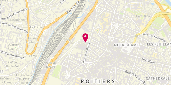 Plan de EURL Maillou, 34 Boulevard Solférino, 86000 Poitiers
