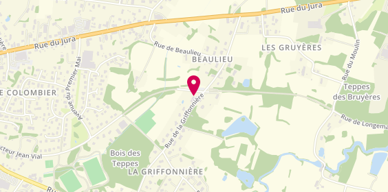 Plan de Aménagements Extérieurs D. Donnet, 703 Rue de la Griffonnière, 71500 Louhans