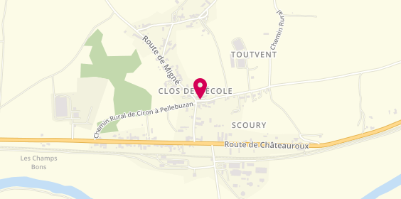 Plan de Allut Bonneau Batisseurs, 18 Route Nationale de Scoury, 36300 Ciron