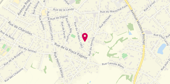 Plan de R.M.G, le Vernois - Bâtiment G Lgt 58
12 Rue Louis Breguet, 71300 Montceau-les-Mines