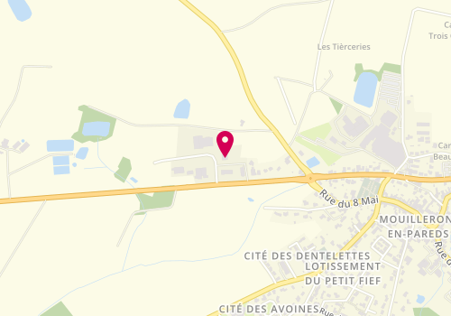 Plan de Prezeau Maçonnerie, Zone Industrielle du Moulinier, 85390 Mouilleron-Saint-Germain