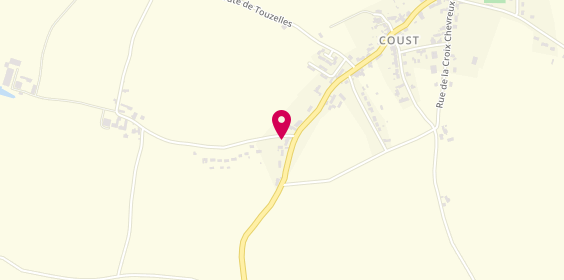 Plan de IMBAULT Ludovic, 38 Route Ainay, 18210 Coust