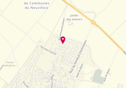 Plan de MEUNIER Grégory, 12 Rue Grands Prés, 86170 Neuville-de-Poitou