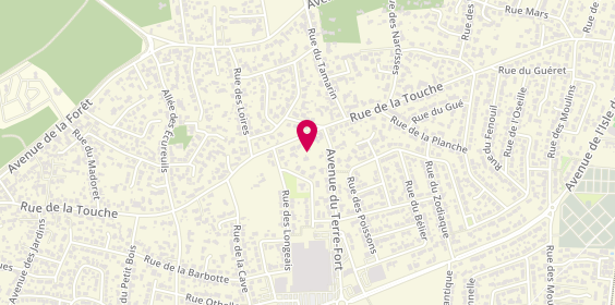 Plan de Lefrançois Clôtures, 103 Rue de la Touche, 85270 Saint-Hilaire-de-Riez