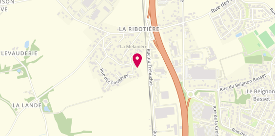 Plan de Achille Batiment Services, 52 Rue des Fougères, 85170 Le Poiré-sur-Vie