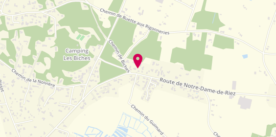 Plan de GENTIEN Patrick Jean, 65 Route de Notre Dame de Riez, 85270 Saint-Hilaire-de-Riez