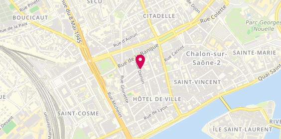 Plan de Ira Bourgogne, 24 Rue Denon, 71100 Chalon-sur-Saône