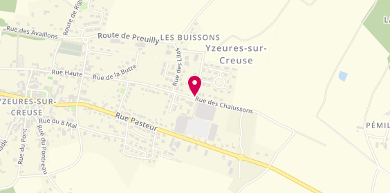 Plan de BOIREAU Christophe, 1 Jean Moulin, 37290 Yzeures-sur-Creuse