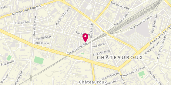 Plan de Leveque Entreprise, 18 Rue Chaumiau, 36000 Châteauroux