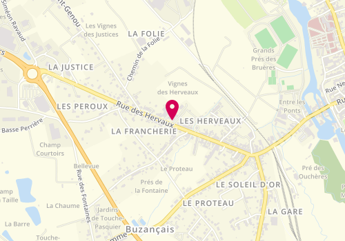 Plan de Viovi Charpente Couverture, 139 Rue des Hervaux, 36500 Buzançais