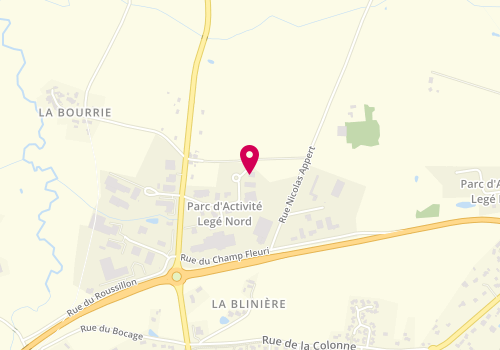 Plan de GUIOCHET Pascal, parc d'Activités Legé Nord 12 Rue des Frères Lumière, 44650 Legé