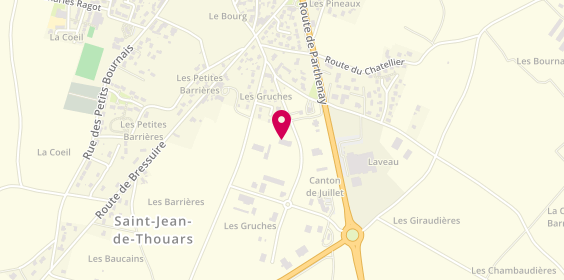 Plan de Guichard Bruguet, 2 Avenue Bois de la Dame Zone Industrielle Les
Rue des Gruches, 79100 Saint-Jean-de-Thouars
