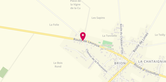 Plan de Gelsomino et Fils, 9 Route de Levroux, 36110 Brion