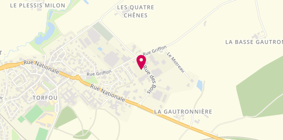 Plan de SAS griffon maçonnerie, 13 Rue des Bois, 49960 Sèvremoine