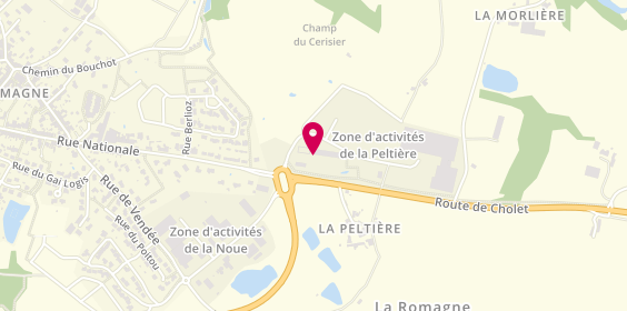 Plan de C.S.C.R Anjou, Zone Industrielle Peltiere Rue Touraine, 49740 La Romagne
