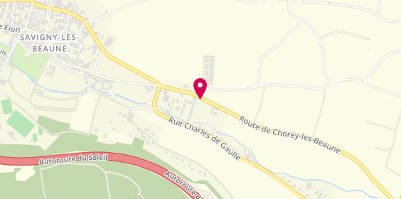 Plan de Entreprise de maçonnerie - Guy Bernard, 10 D Rue de Chorey, 21420 Savigny-lès-Beaune