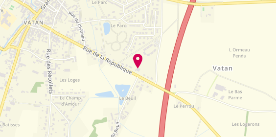 Plan de Entreprise Chevallier, 49 Rue de la République
49 Route d'Issoudun, 36150 Vatan