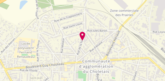 Plan de Fb Constructions, 32 Rue de la Fonderie, 49300 Cholet