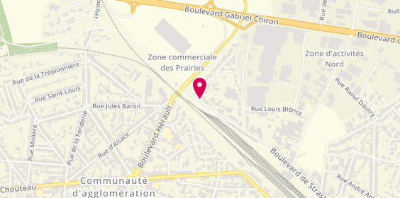 Plan de GUERRY Fabrice Fabrice, 166 Boulevard Strasbourg, 49300 Cholet