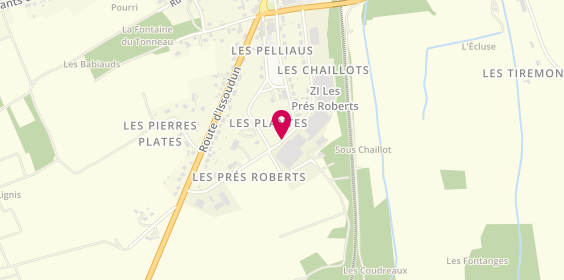 Plan de Ets Petiot et Fils, Rue des Maquis du Nord-Indre, 36260 Reuilly