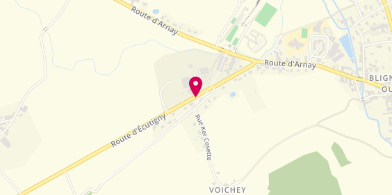 Plan de Entreprise Fleurot Père et Fils, Route Ecutigny, 21360 Bligny-sur-Ouche