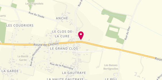 Plan de Dl Maçonnerie Carrelage, 4 Route de Chinon, 37500 Anché