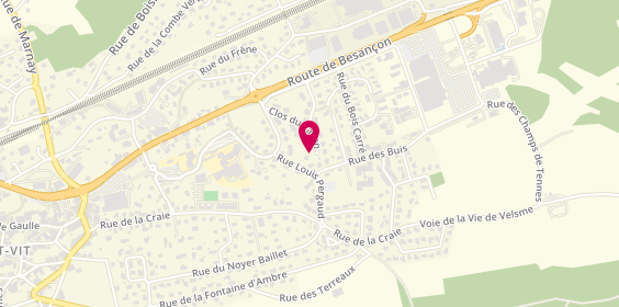 Plan de 25 Façades du Doubs, 10 Rue Clos Vallon, 25410 Saint-Vit