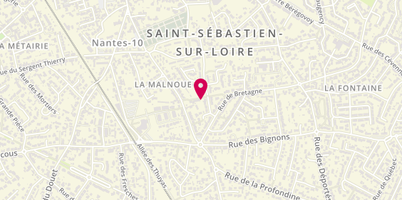 Plan de Luso Maçonnerie, 26 Rue d'Aquitaine, 44230 Saint-Sébastien-sur-Loire