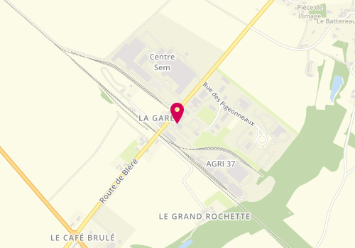 Plan de LABBE Maçonnerie & Taille de pierre, 1, Rue de la Maison Brulée, 37310 Reignac-sur-Indre