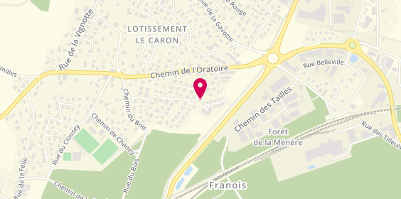 Plan de E.M.D.A & PROBAT Fernandes, Lotissement Carboussot 1 Rue Aubépines, 25770 Franois