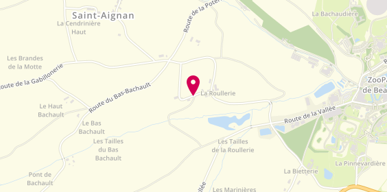 Plan de Xavier Maconnerie, 160 Impasse Roulerie, 41110 Saint-Aignan
