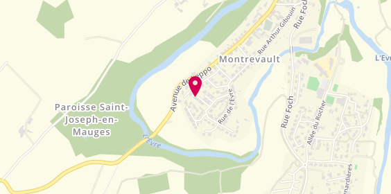 Plan de A2CCréation, 28 Rue des Chênes, 49110 Montrevault-sur-Èvre