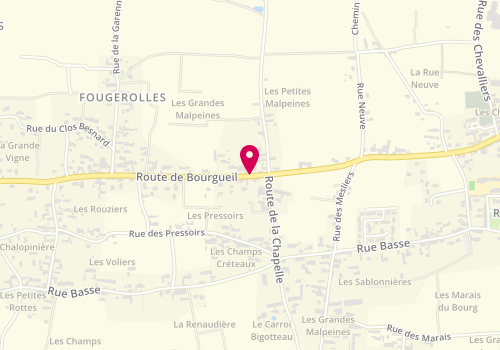 Plan de JM Maçonnerie et Services, 37 Route Bourgueil, 37140 Restigné