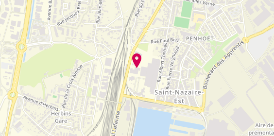 Plan de A.J Entreprise maçonnerie - Génie civil, 8 Boulevard de la Liberté, 44600 Saint-Nazaire