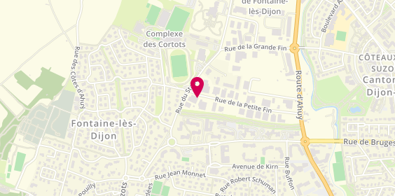 Plan de Mb2Ti, 2 Rue de la Petite Fin, 21121 Fontaine-lès-Dijon