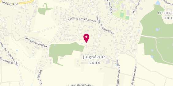 Plan de Jc Home Services, 50 Route du Plessis, 49610 Juigné-sur-Loire