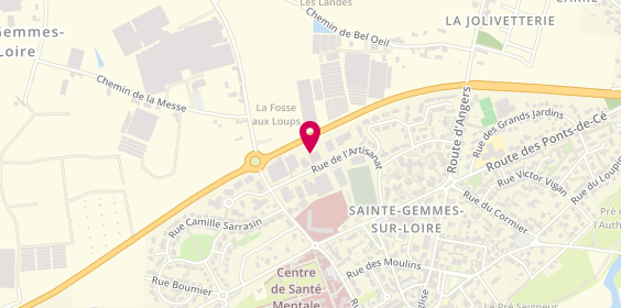 Plan de Oméga Constructions, 9 Rue de l'Artisanat, 49130 Sainte-Gemmes-sur-Loire