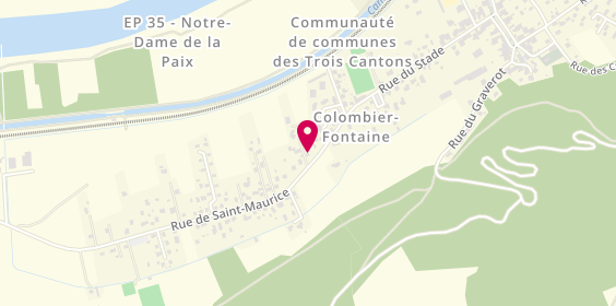 Plan de Chiocca Maçonnerie, 14 Ter
14 Rue de Saint-Maurice, 25260 Colombier-Fontaine