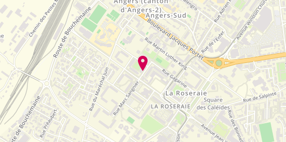 Plan de SAHIN Murat, 6 Rue Charles Baudelaire, 49000 Angers