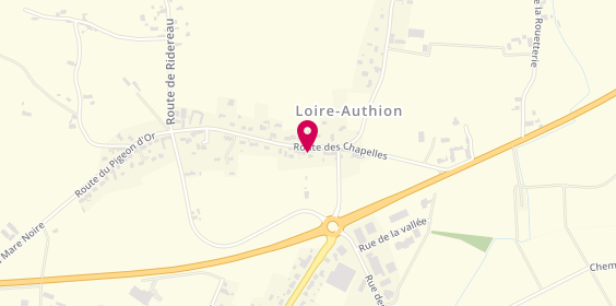 Plan de SOURDEAU Laurent, 24 Route des Chapelles, 49800 Andard