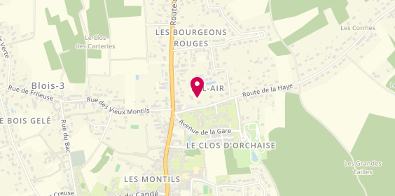 Plan de CHESNEAU Jean Christophe, 7 Bis Route de Blois, 41120 Les Montils